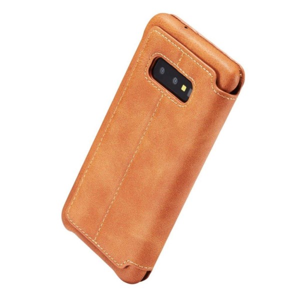 LC.IMEEKE Samsung Galaxy S10e retro etui - Brun Brown