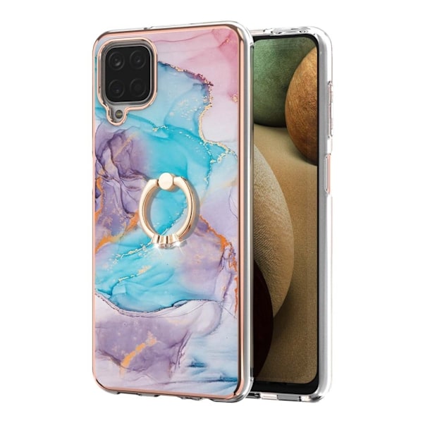Marmormotiv Samsung Galaxy M12 / Samsung Galaxy F12 / Samsung Galaxy A12 5G skal - Mjölkväg Marmor Blå multifärg