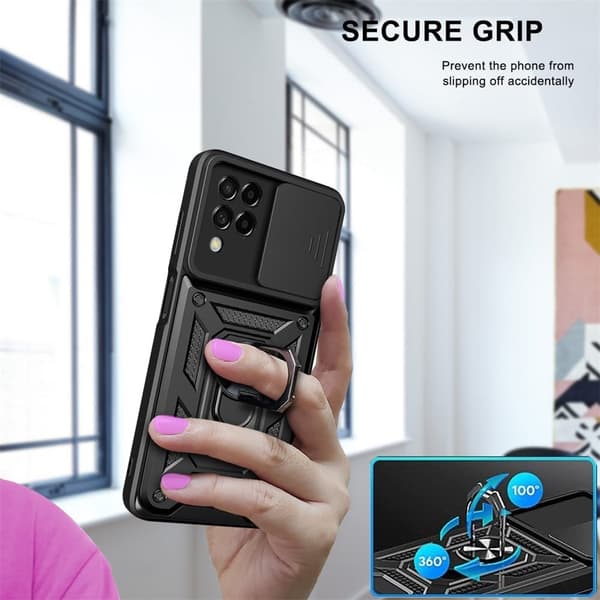 Bofink Combat Samsung Galaxy M53 5G skal - Röd Röd