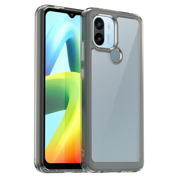 Xiaomi Poco C50 / Xiaomi Poco C51 smart telefonskal i akryl - Transparent Grå Silvergrå