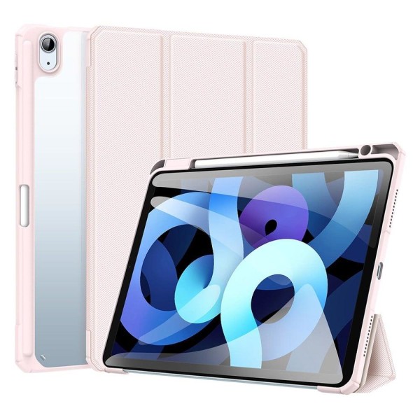 Tri-fold Leather Stand Case for iPad Air (2022) / Air (2020) - L Pink