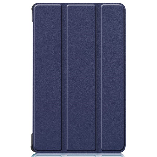 Lenovo Tab M8 yksinkertainen kolminkertainen nahkainen kotelo - Tummansininen Blue