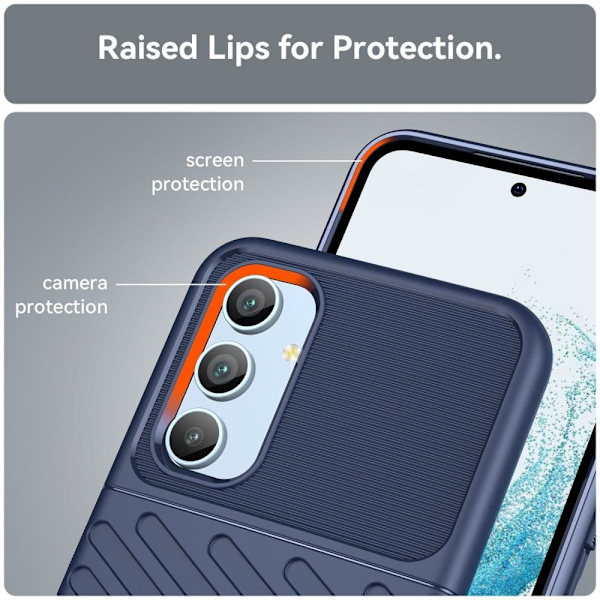 Thunder Samsung Galaxy A54 Etui - Blå Blue
