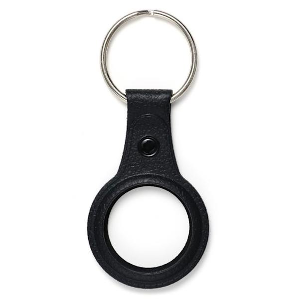 AirTags læderlignende TPU-betræk - Sort Black