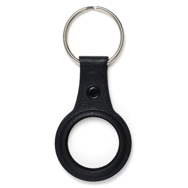 AirTagsin nahkamainen TPU-suojus - Musta Black