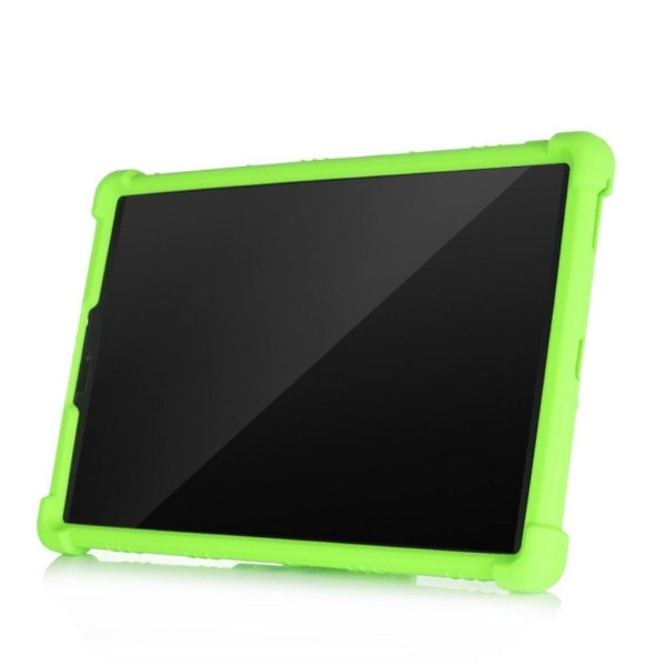 Silicone slide-out kickstand design case for Lenovo Tab M10 HD G Green