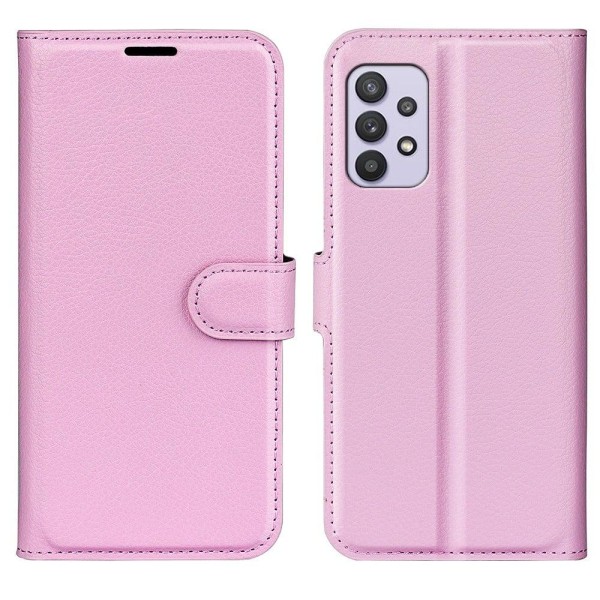 Classic Samsung Galaxy A53 5G Flip Etui - Lyserød Pink