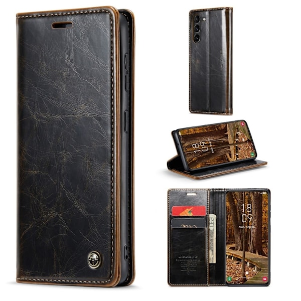 CaseMe Samsung Galaxy S23 Smooth Fodral - Kaffe Brun