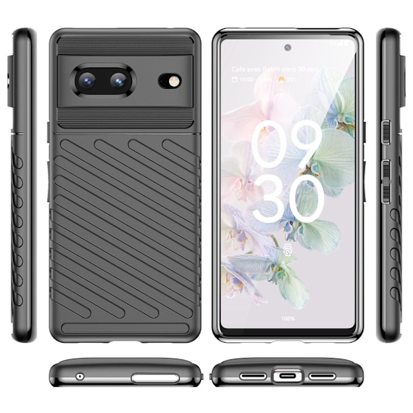 Thunder Google Pixel 7 Etui - Sort Black