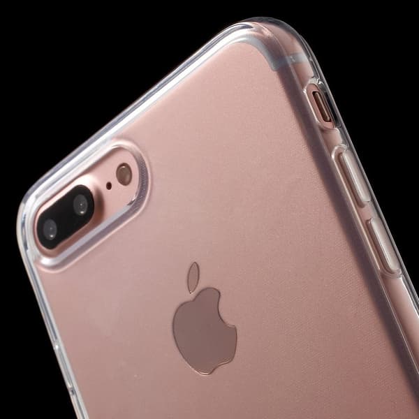 Wulff iPhone 7 Plus / 8 Plus glatt fleksibelt deksel - Gennomsiktig Transparent
