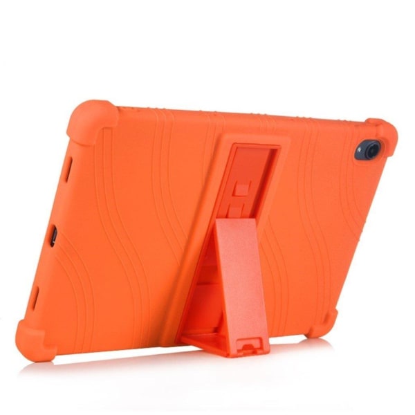Lenovo Tab P11 slide-out style kickstand silikon Fodral - Orange Orange