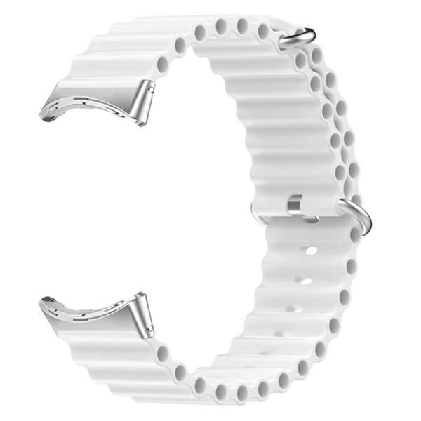 Google Pixel Watch silikoninen ranneke - Valkoinen White