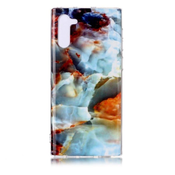 Marble Samsung Galaxy Note 10 kuoret - Värikäs pilvimarmori Multicolor