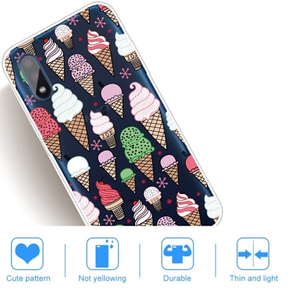 Deco Samsung Galaxy A01 Cover - Farverigt Is Multicolor