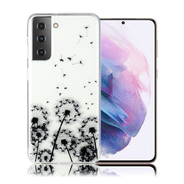 Deco Samsung Galaxy S21 Plus Etui - mælkebøtte Multicolor