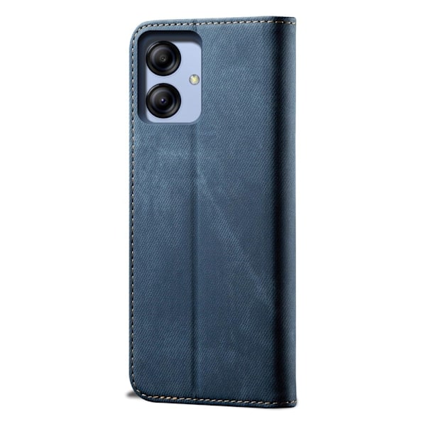 Jeans Samsung Galaxy A04e Flip Etui - Blå Blue