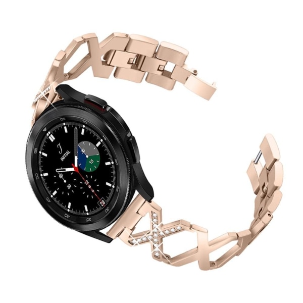 22mm X design stainless steel watch strap for Samsung Galaxy Wat Guld