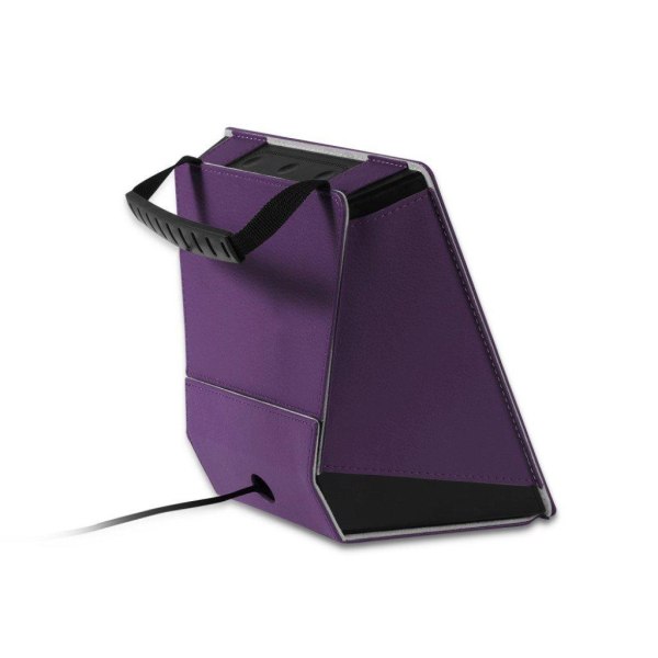 Amazon Echo Show Litchi tekstur cover - Lilla Purple