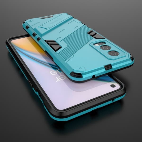 Støtsikkert hybriddeksel for OnePlus Nord 2 5G - Blå Blue