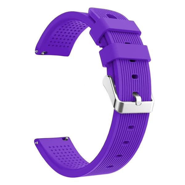Amazfit Gts / Bip Lite Stripe Silikon Klokkereim - Lilla Purple