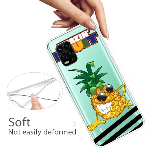 Deco Xiaomi Mi 10 Lite 5G deksel - Ananas Yellow