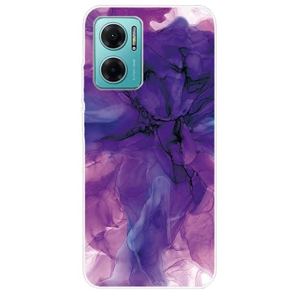 Marble design Xiaomi Redmi Note 11E cover - Drømmende Lilla Marmor Purple