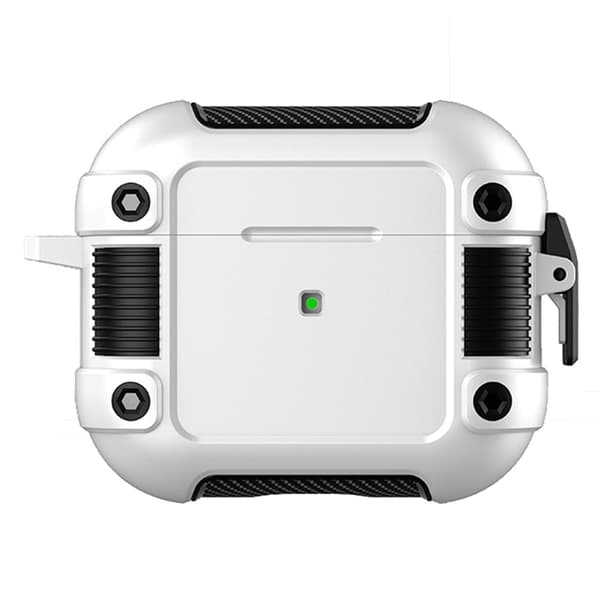 AirPods Pro 2 beskyttelsesveske med spenne - Hvit White