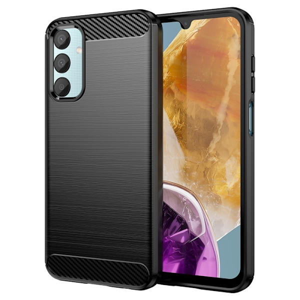 Carbon Flex Samsung Galaxy M15 cover - Sort Black