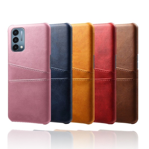 Dual Card Suojakotelo OnePlus Nord N200 5G - Oranssi Orange