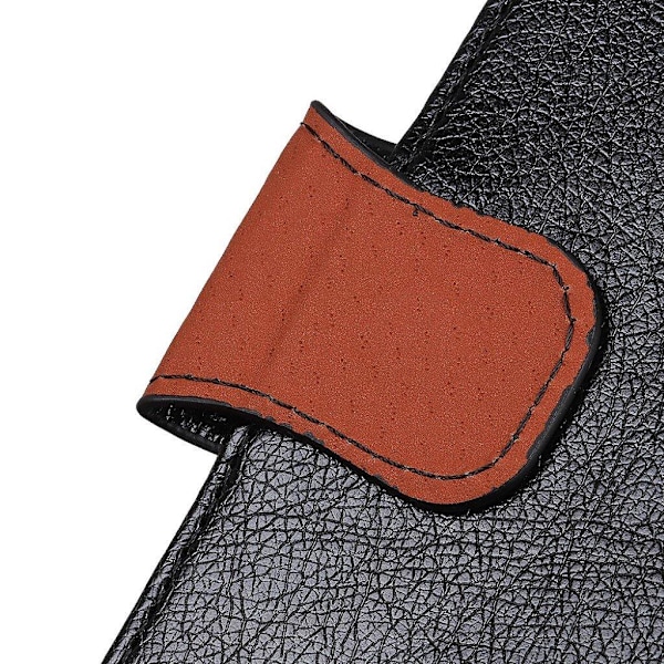 Nokia 1 Plus nappa split lædercover - sort Black