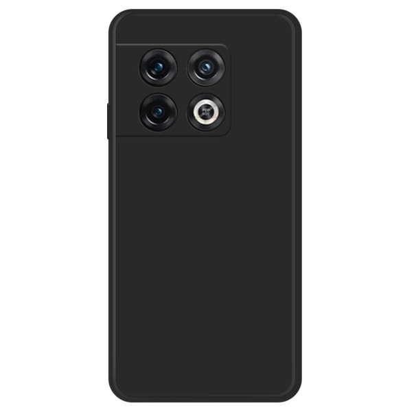 Beveled anti-drop rubberized cover for OnePlus 10 Pro - Black Black