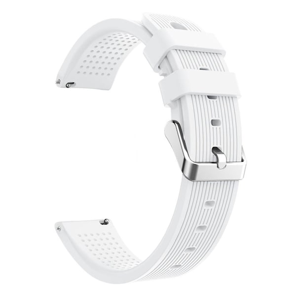 Samsung Galaxy Watch Active silikoni Kellon Ranneke - Valkoinen White