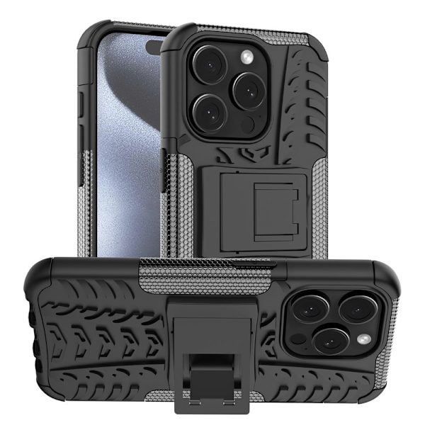 Offroad Etui iPhone 15 Pro Max - Svart Black