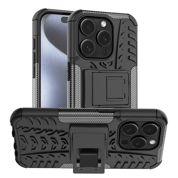 Offroad iPhone 15 Pro Max skal - Svart Svart