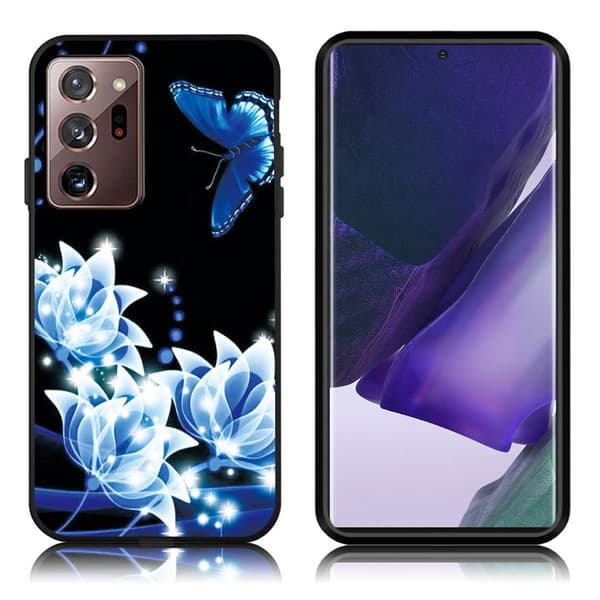 Imagine Samsung Galaxy Note 20 Ultra kotelot - Sininen Kukka Blue