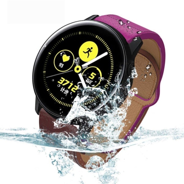 Apple Watch Series 5 40mm bi-color genuine leather watch band - Purple