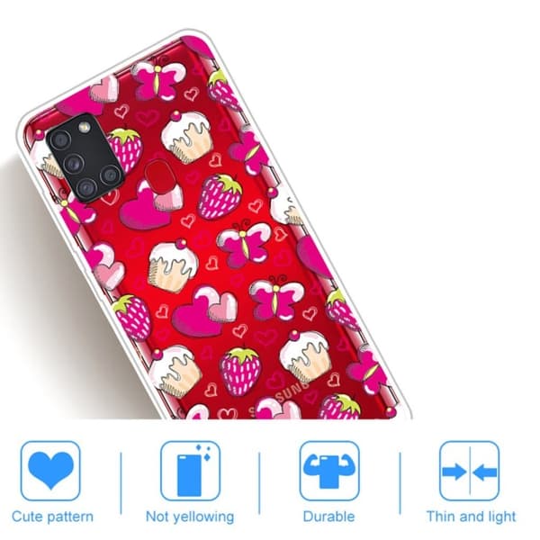 Deco Samsung Galaxy A21s cover - Pink Pink