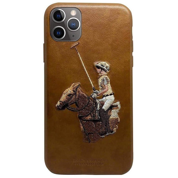 Jockey - Santa Barbara Polo & Racquet Club - iPhone 11 Pro - Brun Brown