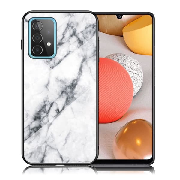 Fantasy Marble Samsung Galaxy A52 5G Deksel - Hvit Klinkekule White
