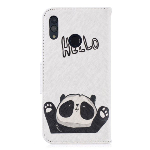 Wonderland Huawei P Smart 2019 etui - Dejlige Panda White