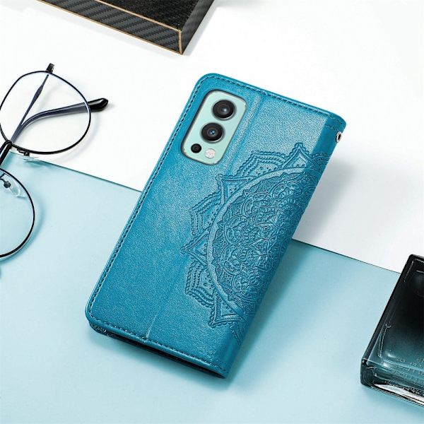 Mandala OnePlus Nord 2 5G Flippetui - Blå Blue