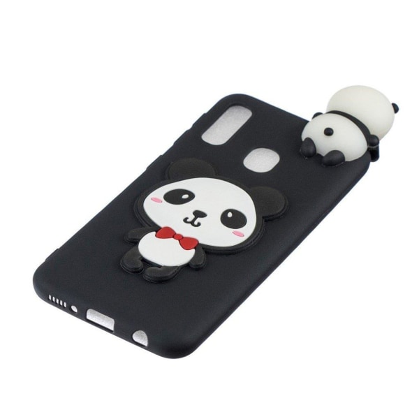 Cute 3D Samsung Galaxy A20e cover - Sød Panda Multicolor