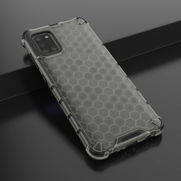 Bofink Honeycomb Samsung Galaxy A31 Etui - Grå Silver grey