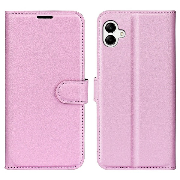 Klassisk Samsung Galaxy A04 Flip Etui - Lyserød Pink