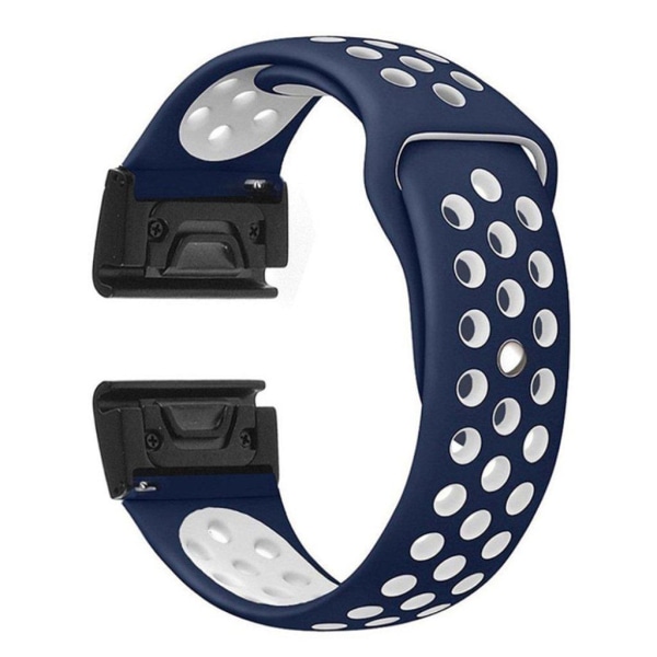 Garmin Fenix 5 / Forerunner 935 22mm tvåfärgat klockband av sili Blå