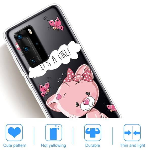Deco Huawei P40 skal - Det Är En Flicka multifärg