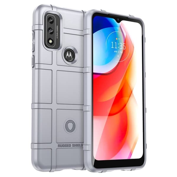 Rugged Shield Motorola Moto G Play (2022) deksel - Grå Silver grey