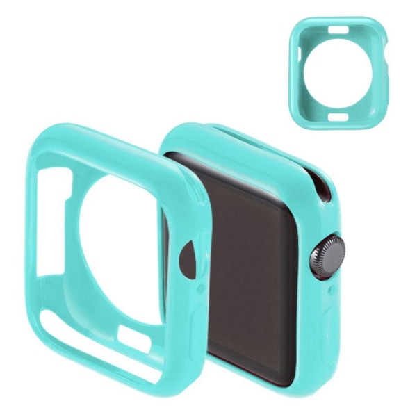 Apple Watch Series 5 44mm simple silicone case - Baby Blue Blue