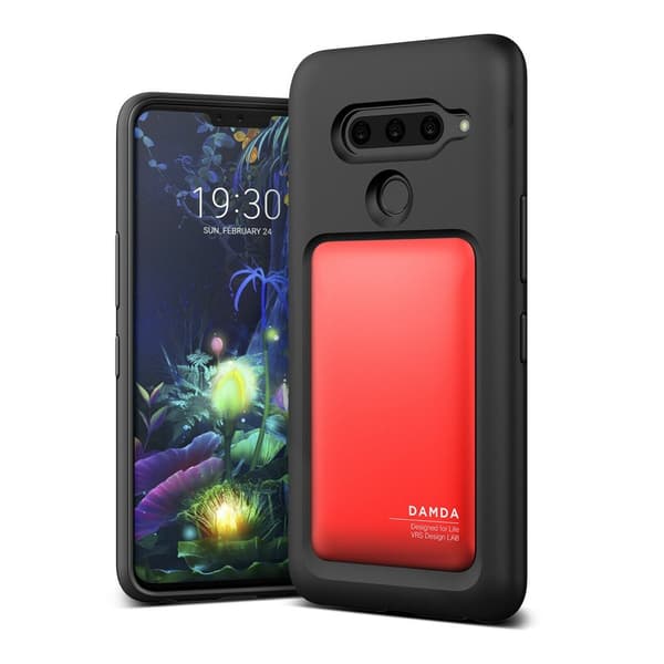 VRS Design Damda High Pro Shield for LG V50 - Dyp Rød Red