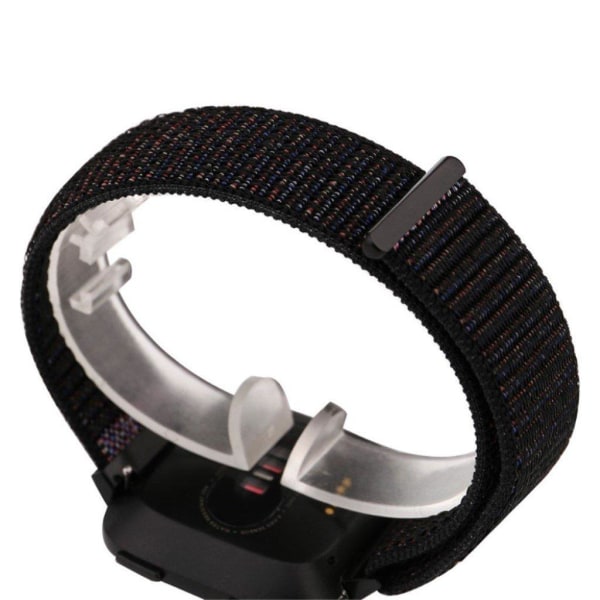 Fitbit Versa klockarmband nylon träningsklocka - Svart Svart